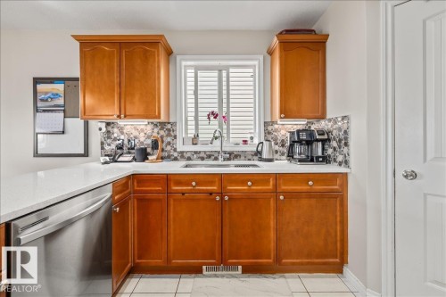 76 Napoleon Crescent, St. Albert, AB - Indoor Photo Showing Kitchen With Double Sink