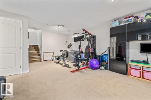 76 Napoleon Crescent, St. Albert, AB - Indoor Photo Showing Gym Room