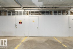 Concrete flooring with a yellow demarcation line - 