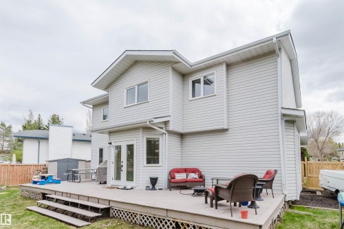 18 Hunter Crest, Sherwood Park, AB - Outdoor With Deck Patio Veranda With Exterior