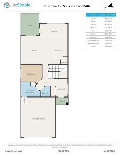 Floor plan - 38 Prospect Place, Spruce Grove, AB - Other