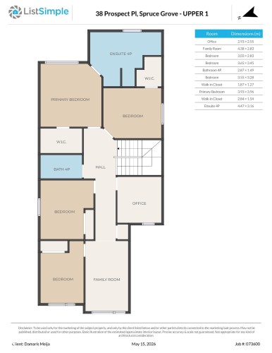 Floor plan - 38 Prospect Place, Spruce Grove, AB - Other