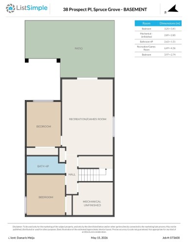 Floor plan - 38 Prospect Place, Spruce Grove, AB - Other