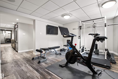 6210 Ada Boulevard Nw, Edmonton, AB - Indoor Photo Showing Gym Room