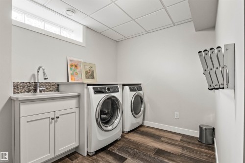 6210 Ada Boulevard Nw, Edmonton, AB - Indoor Photo Showing Laundry Room