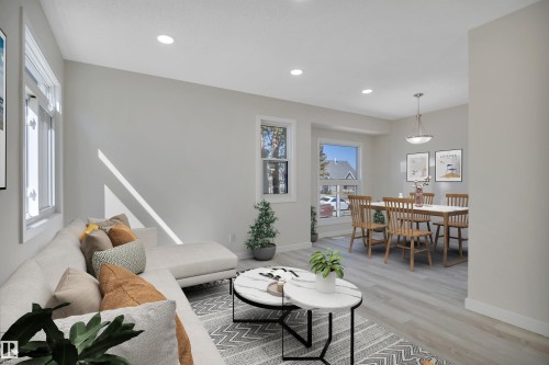 52 Pipestone Drive, Devon, AB - Indoor Photo Showing Living Room