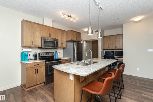 225 503 Albany Way, Edmonton, AB - Indoor Photo Showing Kitchen With Stainless Steel Kitchen With Double Sink