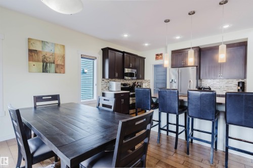 173 Sheppard Circle, Leduc, AB - Indoor Photo Showing Dining Room
