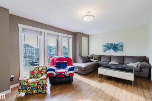 173 Sheppard Circle, Leduc, AB - Indoor Photo Showing Living Room