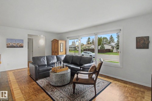 3748 117 Street, Edmonton, AB - Indoor Photo Showing Living Room