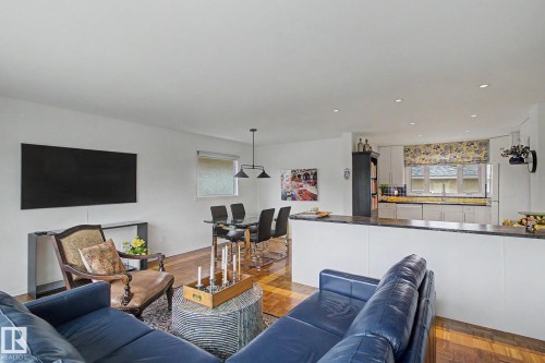 3748 117 Street, Edmonton, AB - Indoor Photo Showing Living Room