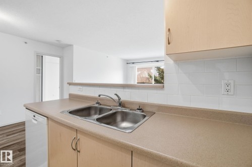424 17011 67 Avenue, Edmonton, AB - Indoor Photo Showing Kitchen With Double Sink