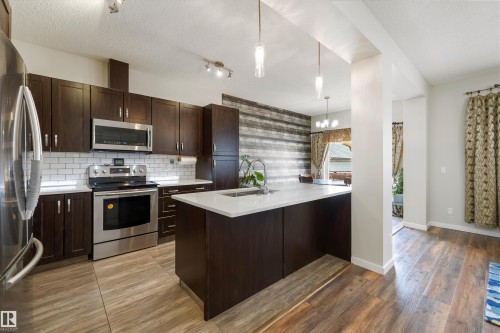 5842 Anthony Crescent, Edmonton, AB - Indoor Photo Showing Kitchen With Upgraded Kitchen