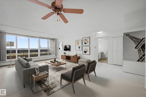 160 8735 165 Street, Edmonton, AB - Indoor Photo Showing Living Room