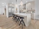 1028 Cristall Crescent, Edmonton, AB  - Indoor Photo Showing Kitchen With Upgraded Kitchen 