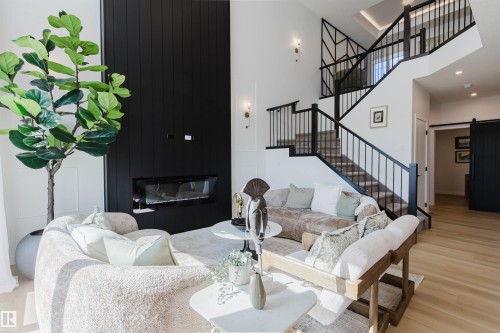 211 Edgemont Green, Edmonton, AB - Indoor With Fireplace