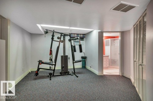 260 Windermere Drive, Edmonton, AB - Indoor Photo Showing Gym Room