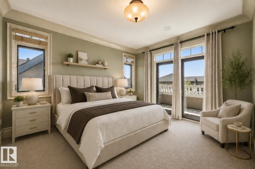 Virtually Staged - 1004 Hollands Point(E), Edmonton, AB - Indoor Photo Showing Bedroom
