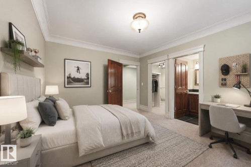 Virtually Staged - 1004 Hollands Point(E), Edmonton, AB - Indoor Photo Showing Bedroom