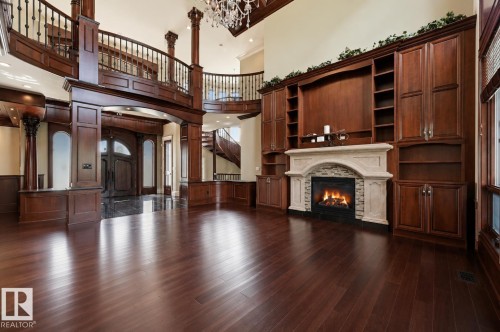 1004 Hollands Point(E), Edmonton, AB - Indoor With Fireplace