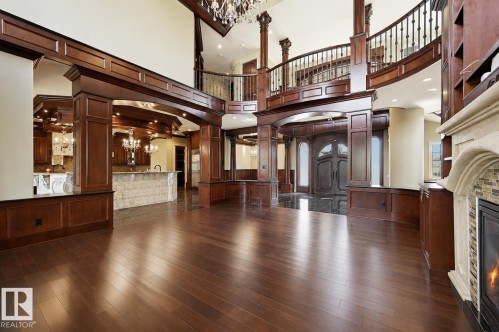 1004 Hollands Point(E), Edmonton, AB - Indoor With Fireplace