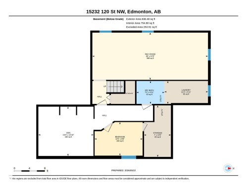 Floor plan - 15232 120 Nw, Edmonton, AB 