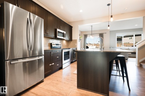 1245 Mcconachie Boulevard, Edmonton, AB - Indoor Photo Showing Kitchen With Upgraded Kitchen