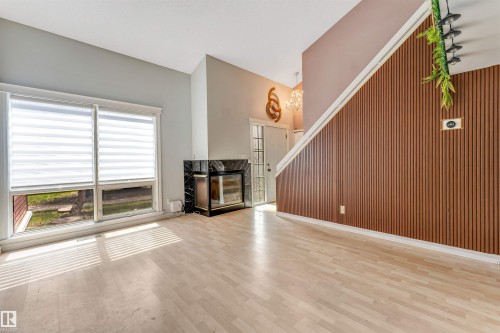 645 Millbourne Road E, Edmonton, AB - Indoor With Fireplace