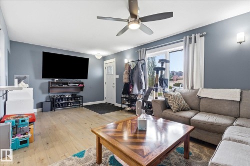 10945 164 Street, Edmonton, AB - Indoor Photo Showing Living Room