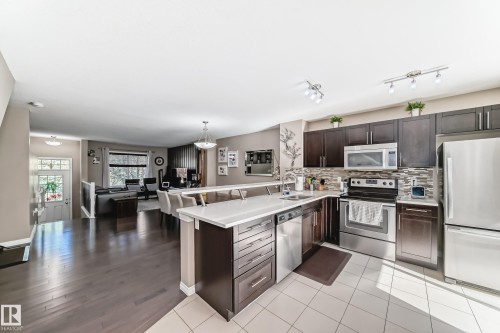 53 4850 Terwillegar Common, Edmonton, AB - Indoor Photo Showing Kitchen With Upgraded Kitchen