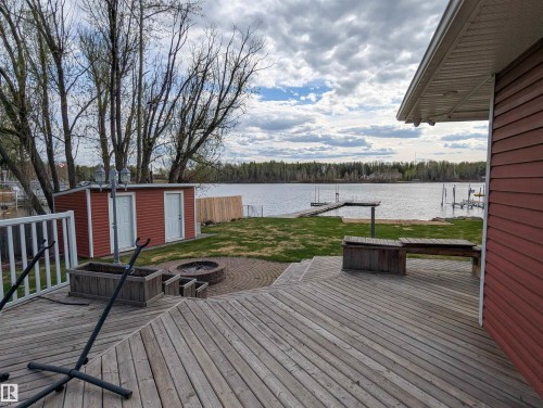 #8 Beaver Crescent, Rural Westlock County, AB - Outdoor With Deck Patio Veranda