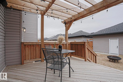 661 Lewis Greens Drive, Edmonton, AB - Outdoor With Deck Patio Veranda With Exterior