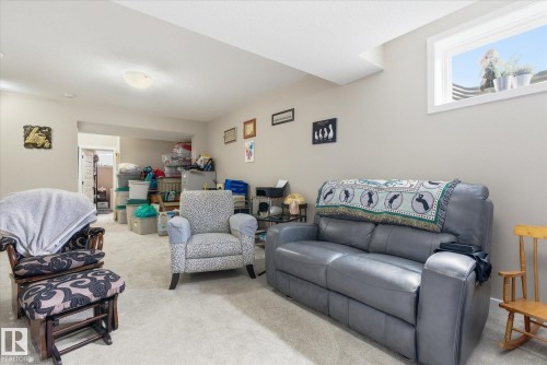 34 Brickyard Drive, Stony Plain, AB - Indoor Photo Showing Living Room