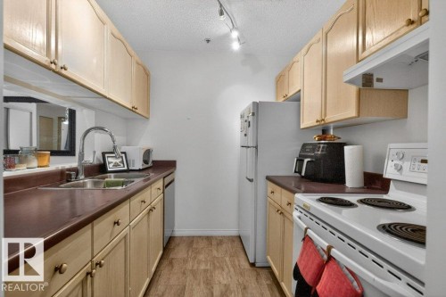 111 11218 80 Street, Edmonton, AB - Indoor Photo Showing Kitchen With Double Sink