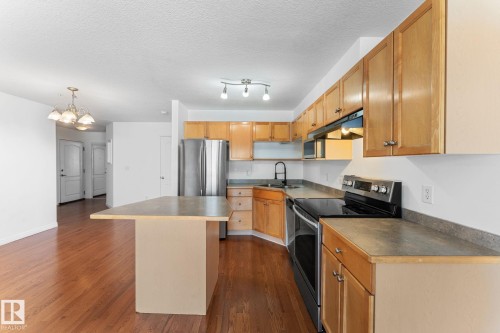 Edmonton, AB - Indoor Photo Showing Kitchen With Double Sink