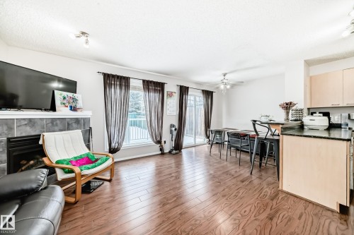34 12104 16 Avenue Sw, Edmonton, AB - Indoor With Fireplace