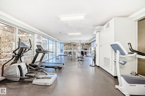 208 10883 Saskatchewan Drive, Edmonton, AB - Indoor Photo Showing Gym Room