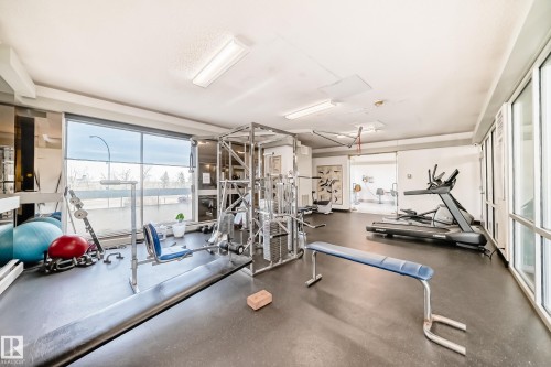208 10883 Saskatchewan Drive, Edmonton, AB - Indoor Photo Showing Gym Room