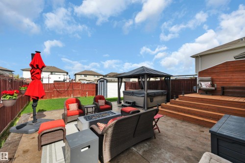 18 Southwick Point(E), Leduc, AB - Outdoor With Deck Patio Veranda With Exterior