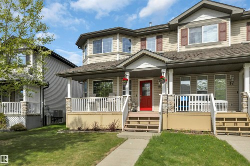 18 Southwick Point(E), Leduc, AB - Outdoor With Deck Patio Veranda With Facade