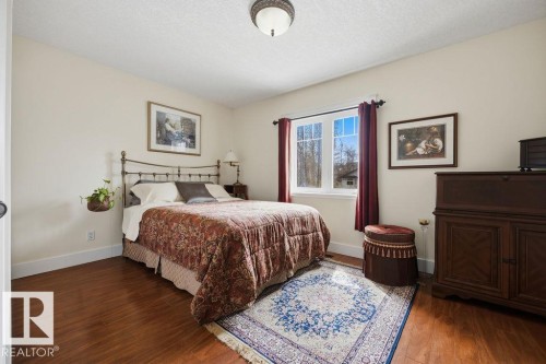 Second bedroom, with access to the three piece main bathroom. - 11137 81 Avenue, Edmonton, AB - Indoor Photo Showing Bedroom