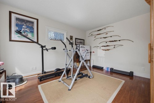 Third bedroom. - 11137 81 Avenue, Edmonton, AB - Indoor Photo Showing Gym Room