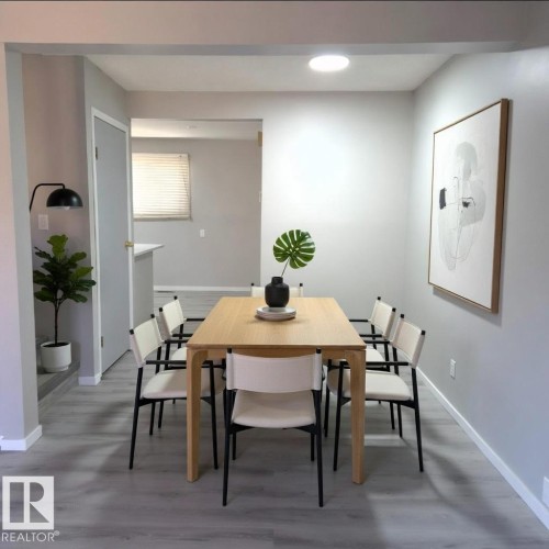 1312 Lakewood Road W, Edmonton, AB - Indoor Photo Showing Dining Room