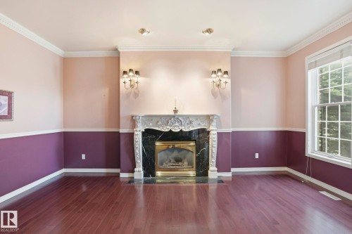 7 J. Brown Place, Leduc, AB - Indoor With Fireplace