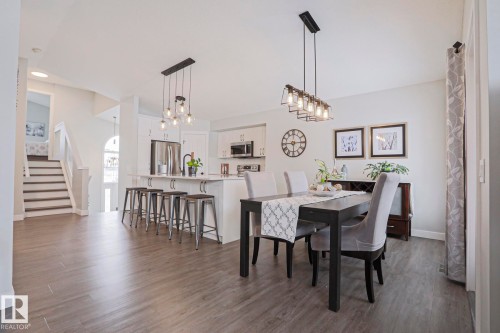 53 Newport Crescent, St. Albert, AB - Indoor Photo Showing Dining Room