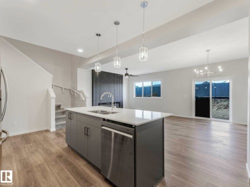 20723 24 Avenue, Edmonton, AB - Indoor Photo Showing Kitchen With Double Sink With Upgraded Kitchen
