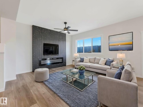 20723 24 Avenue, Edmonton, AB - Indoor Photo Showing Living Room