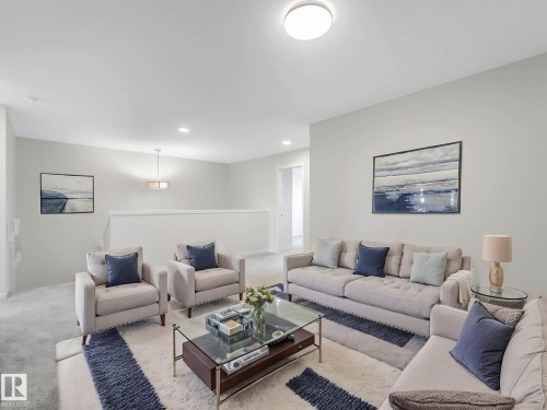 20723 24 Avenue, Edmonton, AB - Indoor Photo Showing Living Room