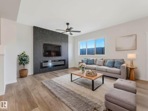 20723 24 Avenue, Edmonton, AB - Indoor Photo Showing Living Room
