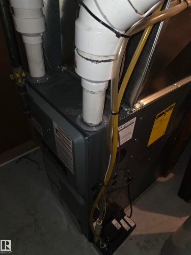 New Hi Efficiency Furnace installed 2019. - 25 Mcnabb Crescent, Stony Plain, AB - Indoor Photo Showing Basement